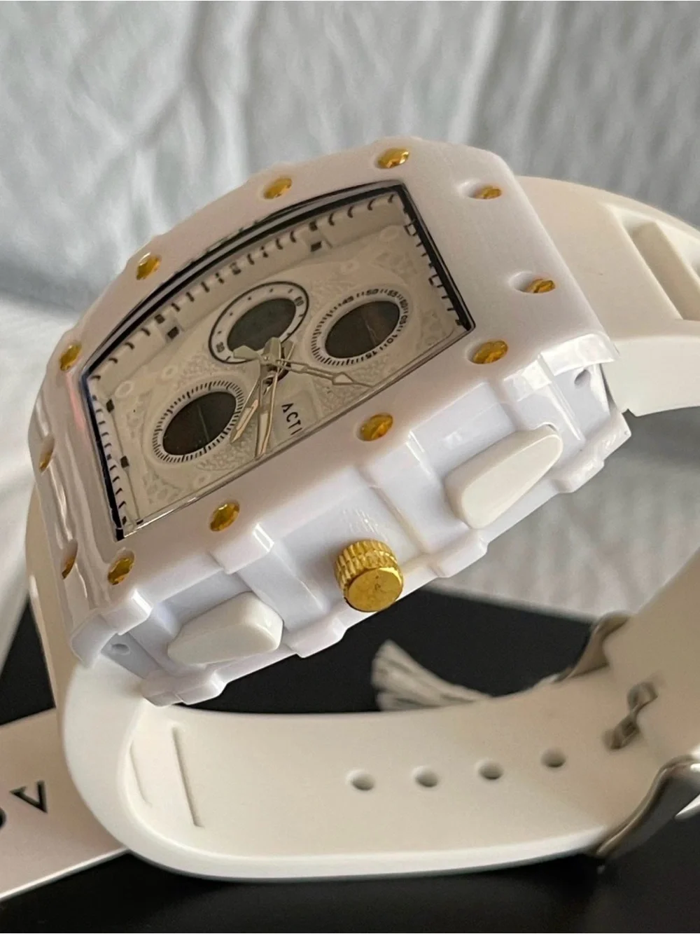 Activa X Invicta Digital Essentials Men's Watch - 42.8mm, White new